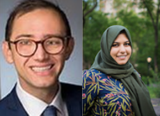 Marcel Strobel and Reem Taha Headshot